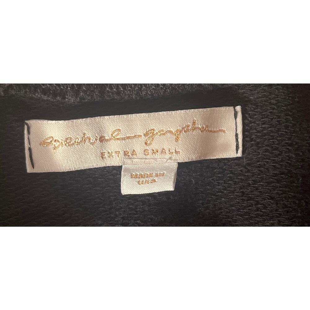 Women’s Spiritual Gangster Pullover Crewneck Sweatshirt Black Size XS - Picture 9 of 10
